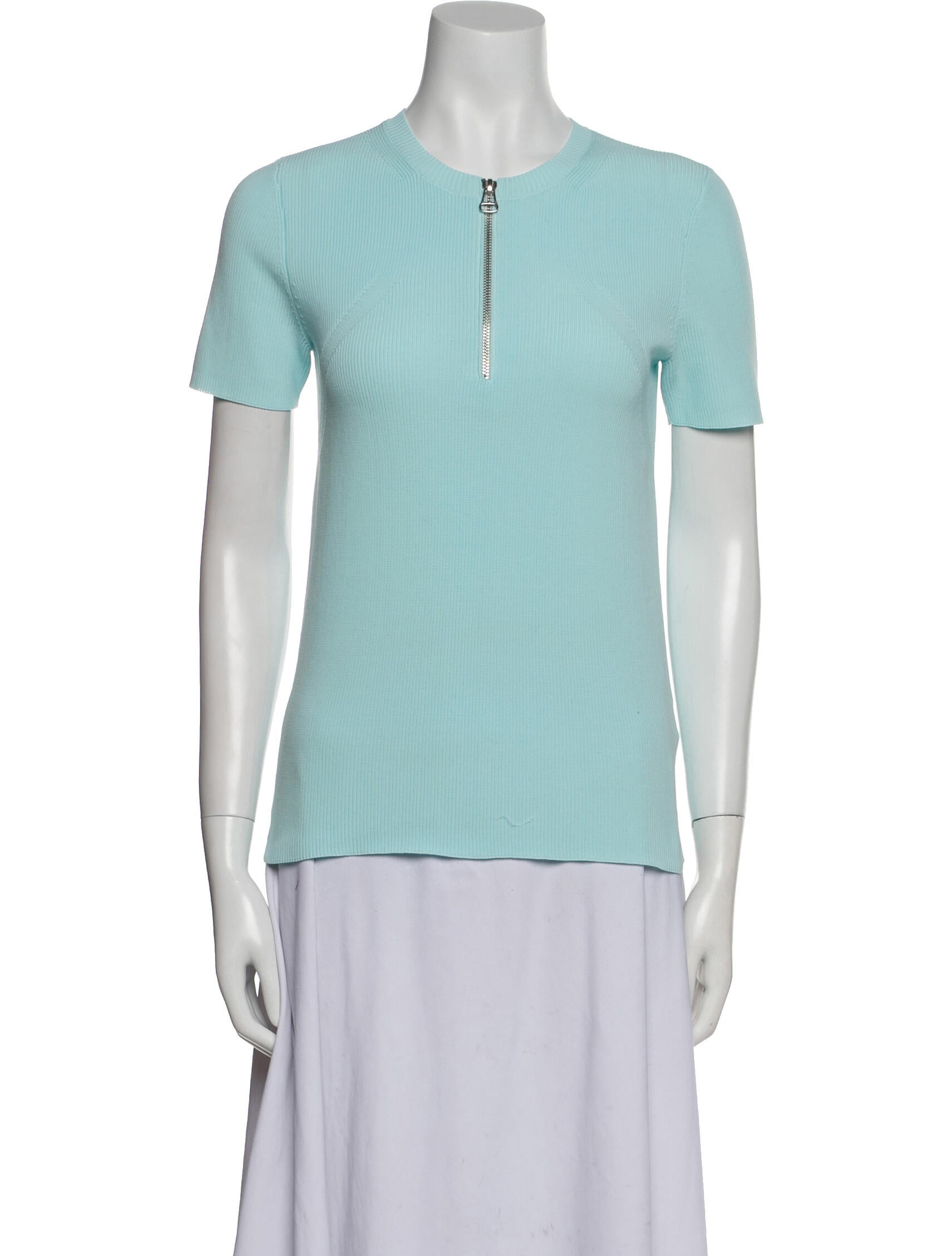 Helmut Lang V-Neck Short Sleeve Polo