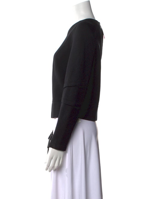 Helmut Lang Crew Neck Long Sleeve Crop Top