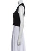 Helmut Lang Crew Neck Sleeveless Crop Top