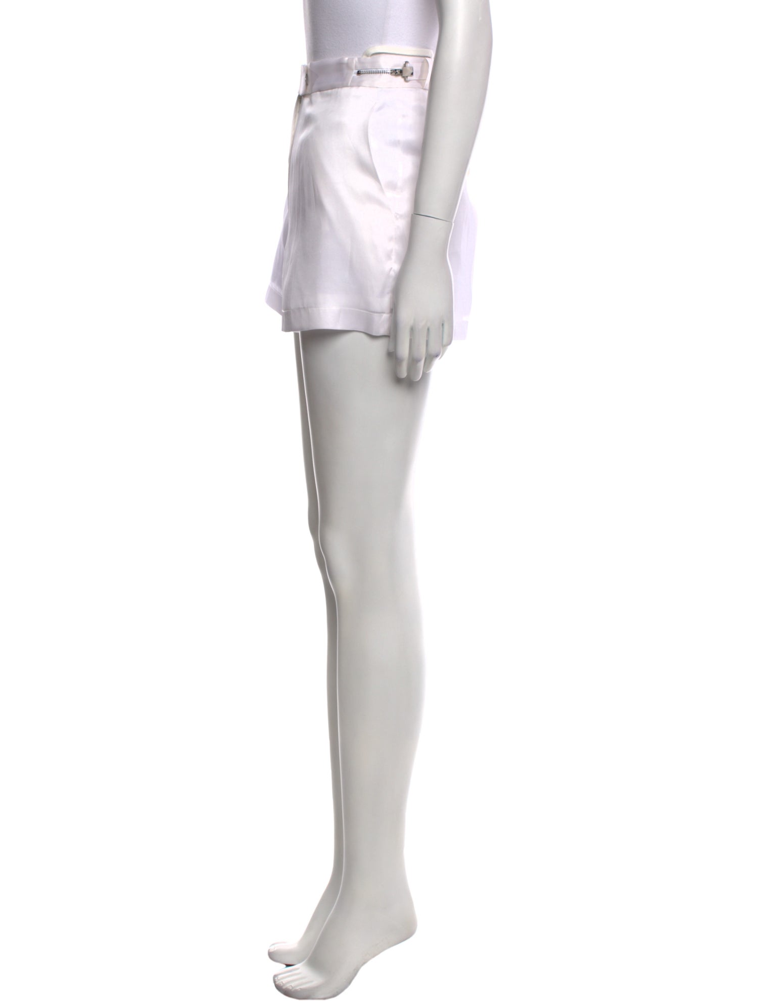 Helmut Lang Silk Mini Shorts