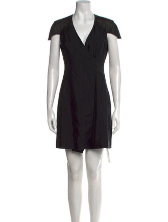 Helmut Lang Virgin Wool Mini Dress