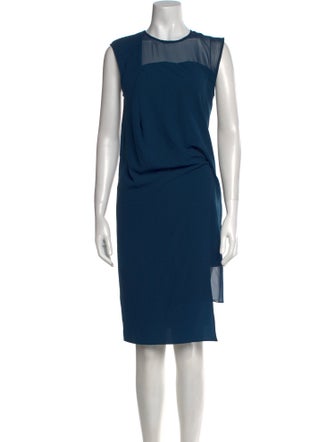 Helmut Lang Crew Neck Knee-Length Dress