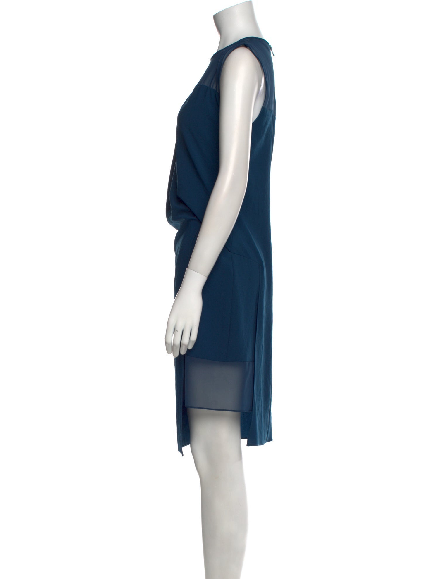 Helmut Lang Crew Neck Knee-Length Dress