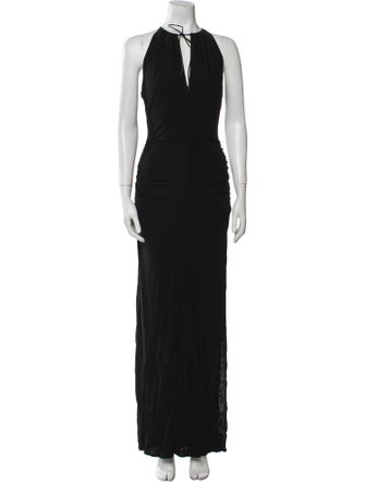 Helmut Lang Halterneck Long Dress