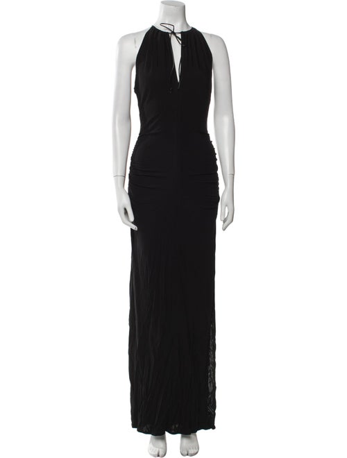 Helmut Lang Halterneck Long Dress