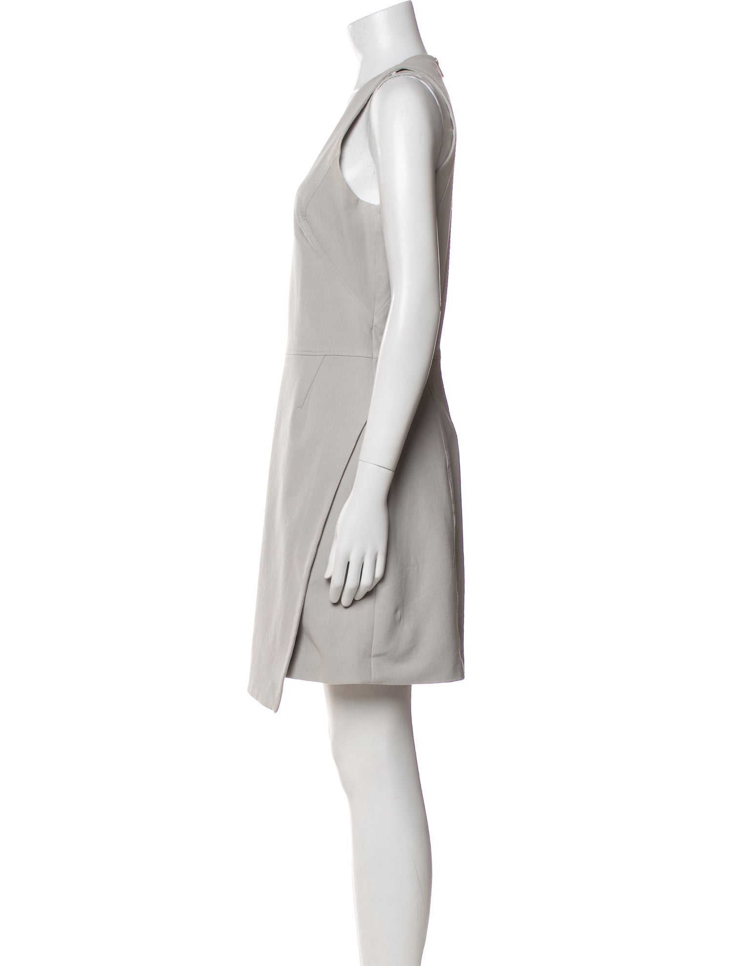 Helmut Lang V-Neck Mini Dress