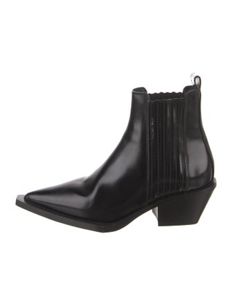 Helmut Lang Leather Chelsea Boots