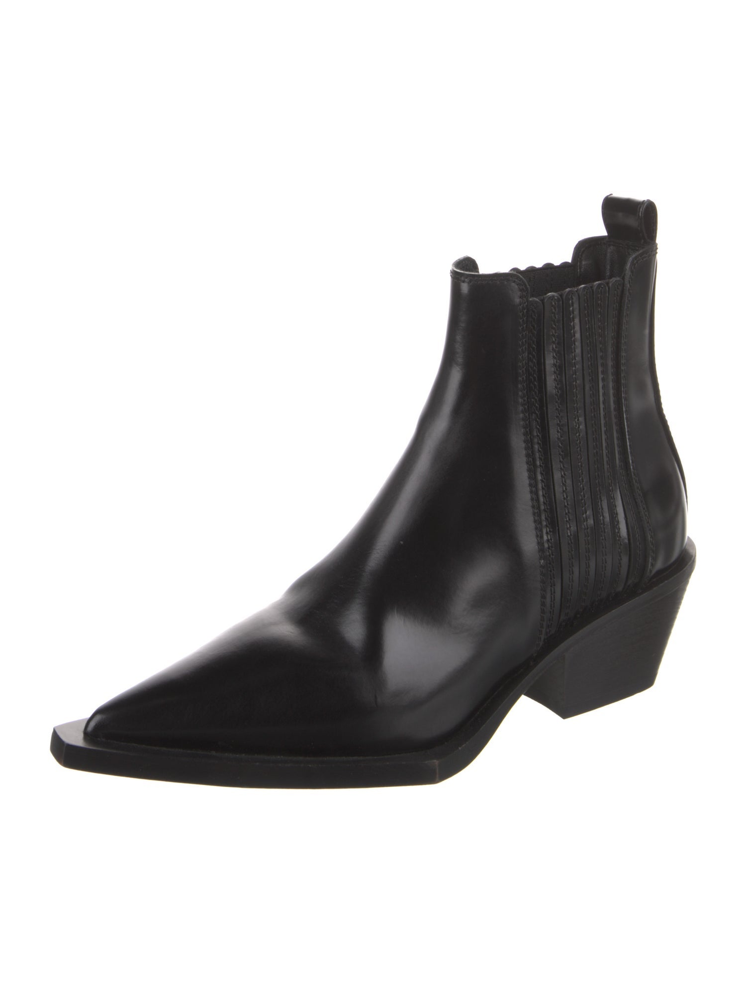 Helmut Lang Leather Chelsea Boots