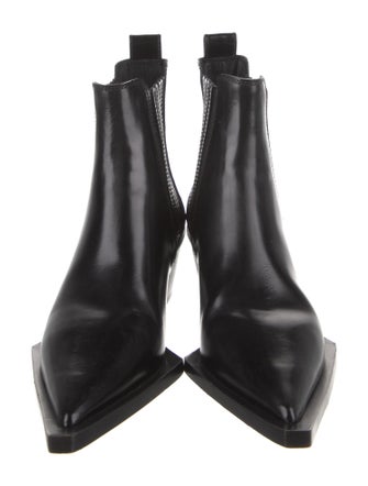 Helmut Lang Leather Chelsea Boots