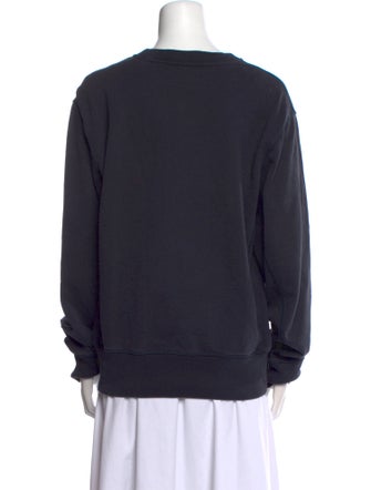 Helmut Lang Graphic Print Crew Neck Sweatshirt
