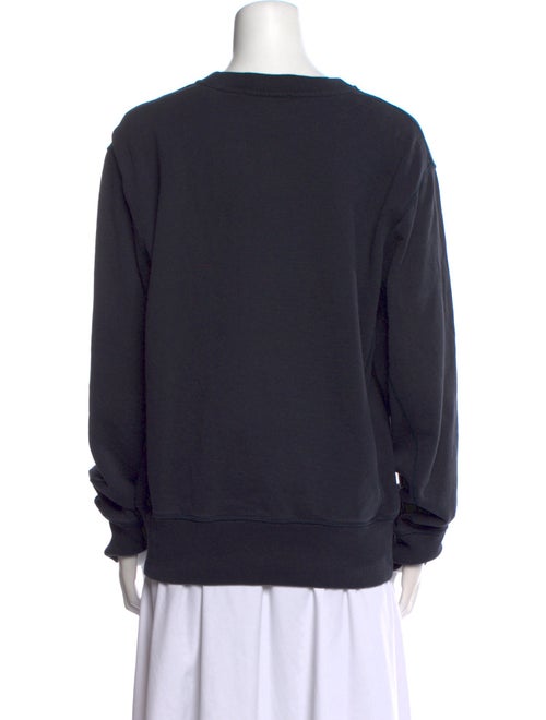 Helmut Lang Graphic Print Crew Neck Sweatshirt