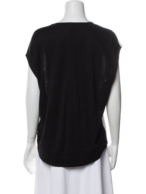 Helmut Lang V-Neck Short Sleeve Top