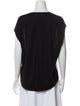Helmut Lang V-Neck Short Sleeve Top