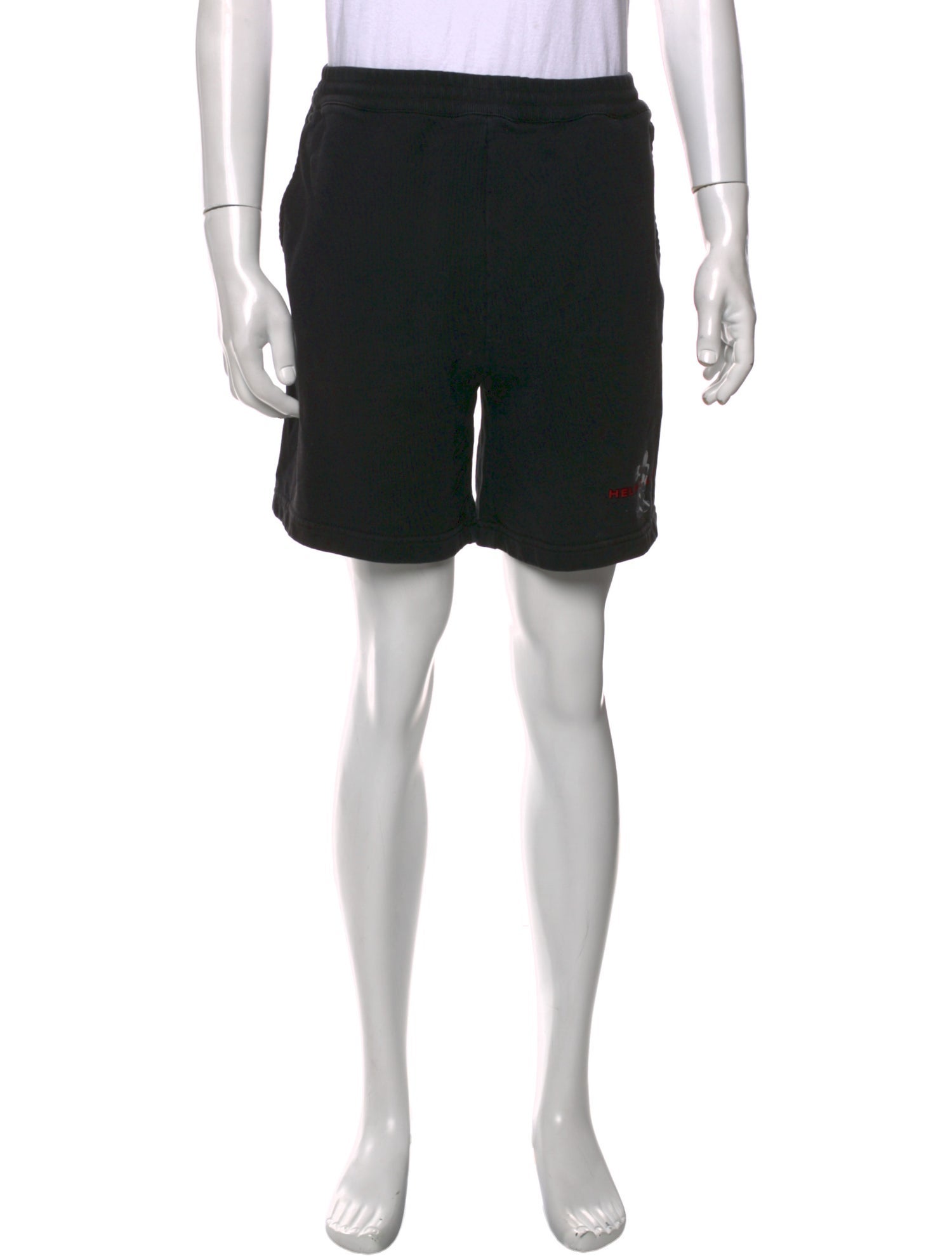 Helmut Lang Graphic Print Jogger Shorts