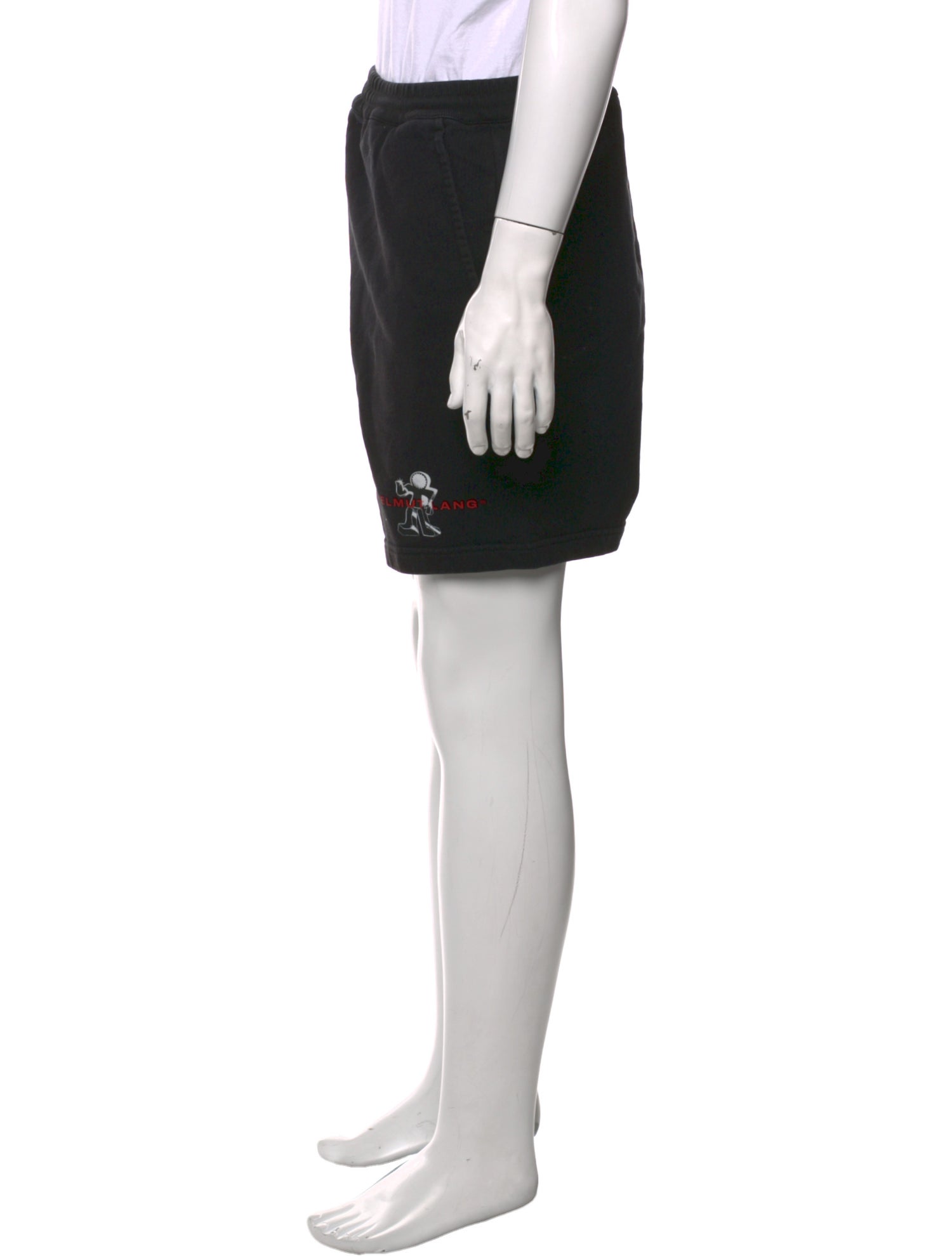 Helmut Lang Graphic Print Jogger Shorts