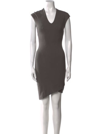 Helmut Lang V-Neck Mini Dress