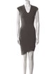 Helmut Lang V-Neck Mini Dress