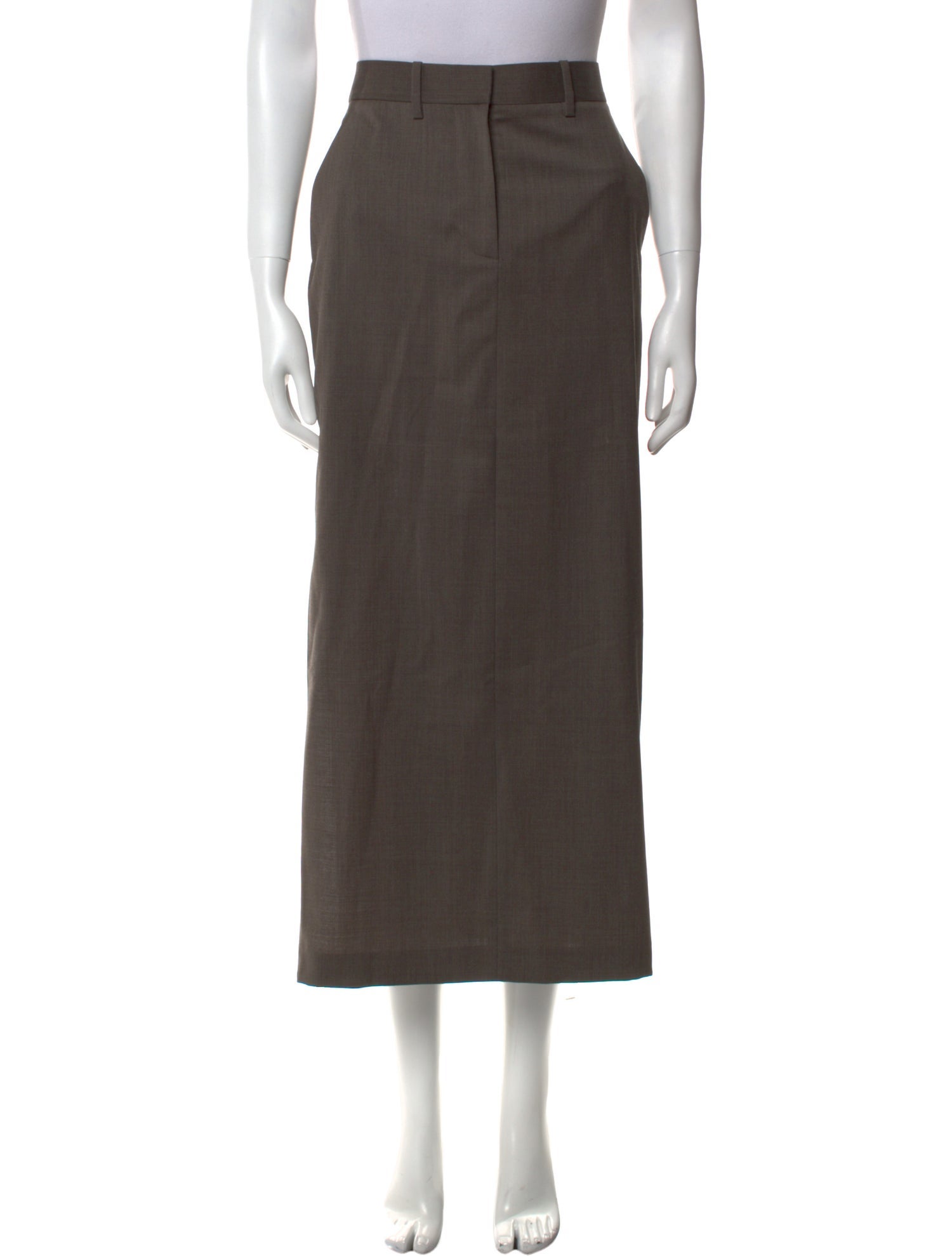 Helmut Lang Virgin Wool Midi Length Skirt w/ Tags