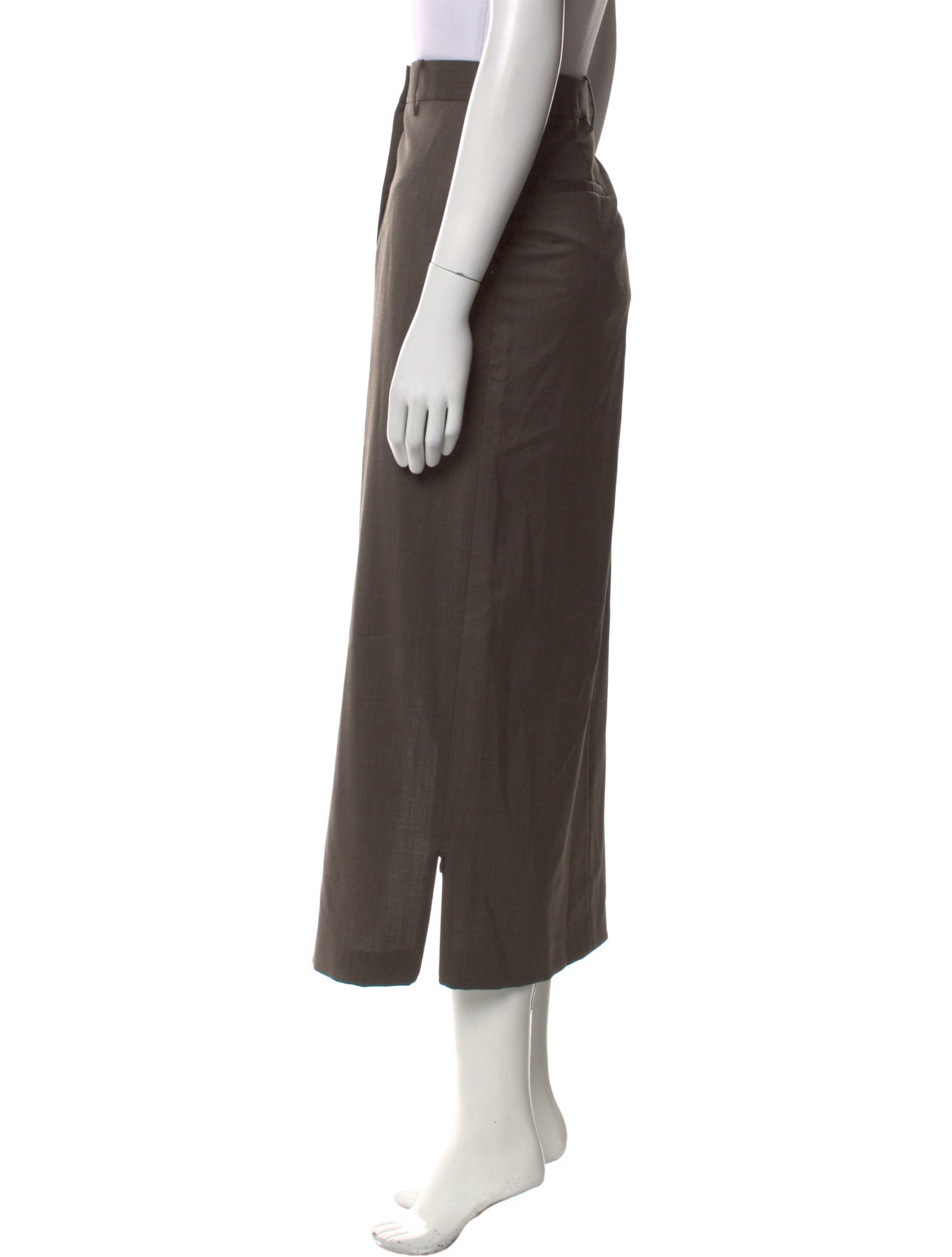 Helmut Lang Virgin Wool Midi Length Skirt w/ Tags