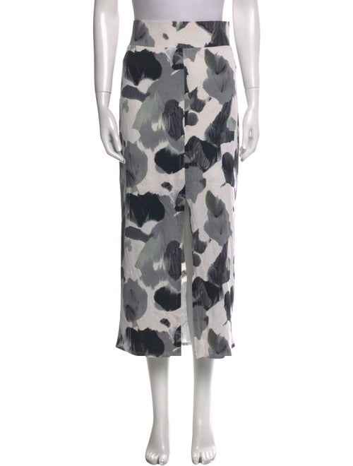 Helmut Lang Silk Midi Length Skirt