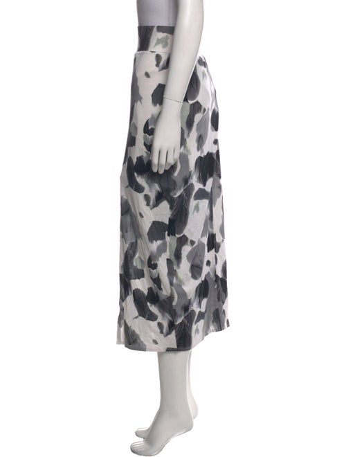 Helmut Lang Silk Midi Length Skirt