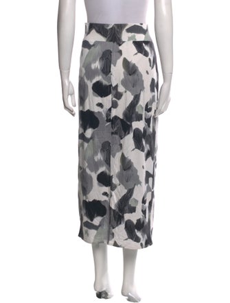 Helmut Lang Silk Midi Length Skirt