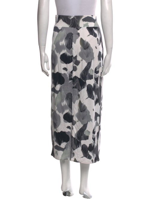 Helmut Lang Silk Midi Length Skirt