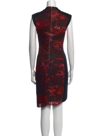 Helmut Lang Printed Midi Length Dress