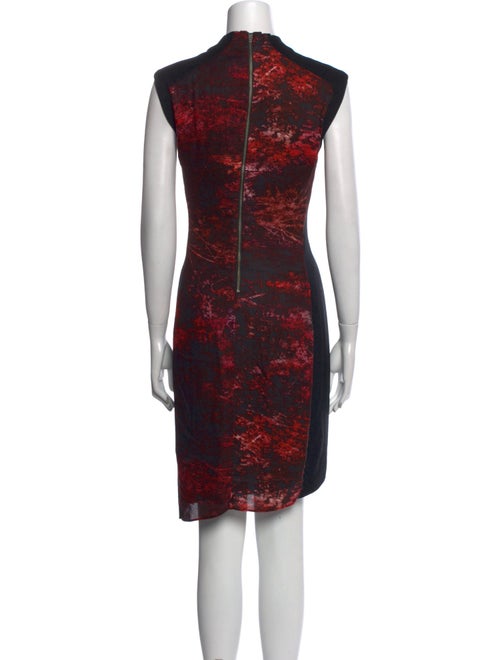 Helmut Lang Printed Midi Length Dress
