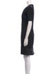Helmut Lang V-Neck Knee-Length Dress