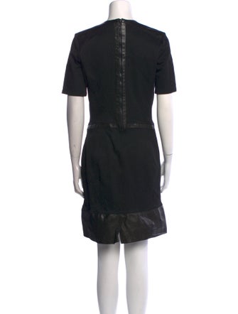 Helmut Lang V-Neck Knee-Length Dress