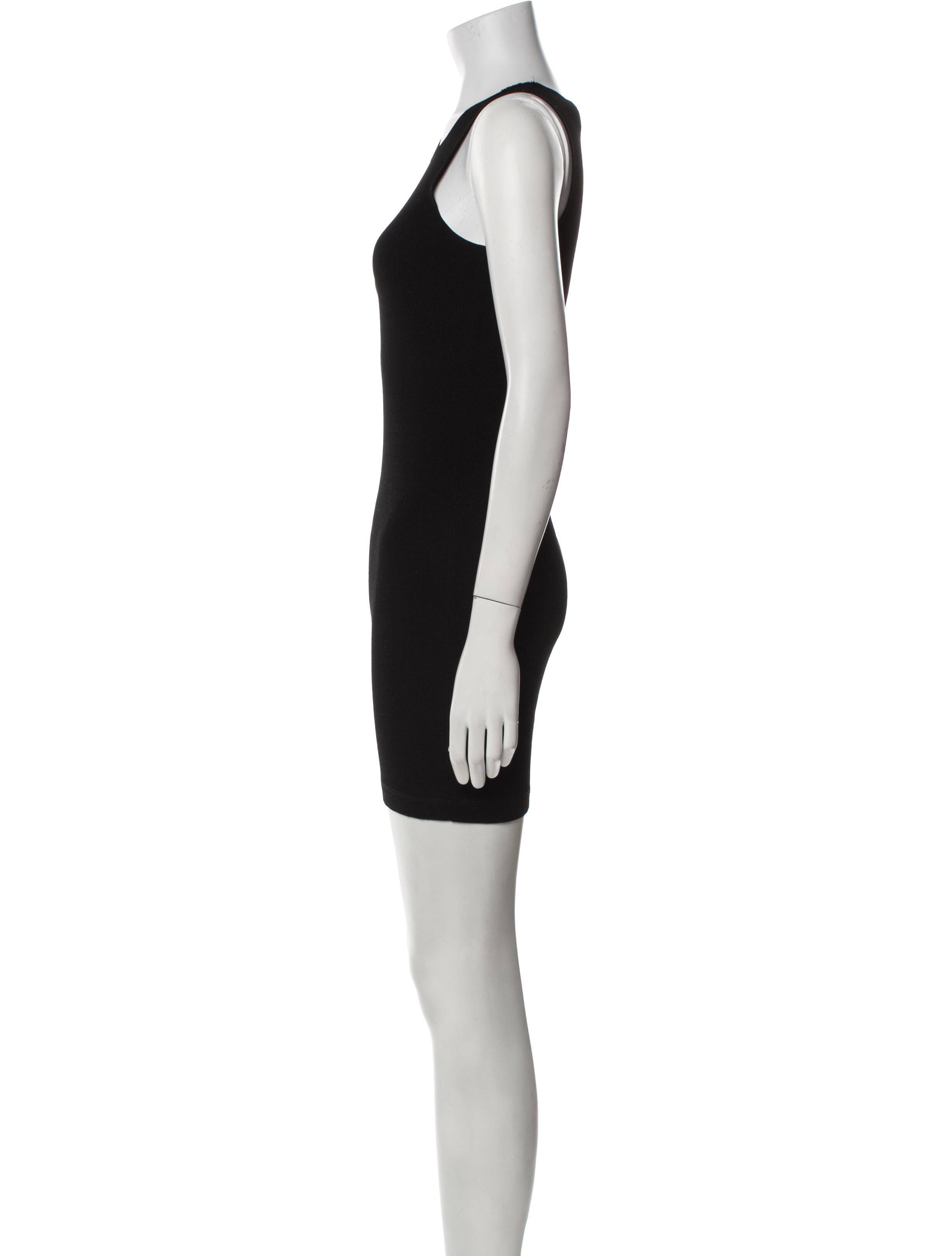 Helmut Lang Crew Neck Mini Dress
