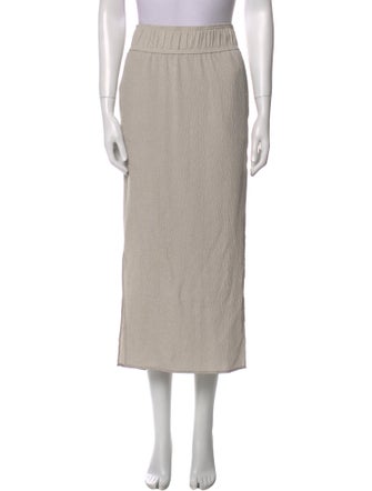 Helmut Lang Silk Long Skirt