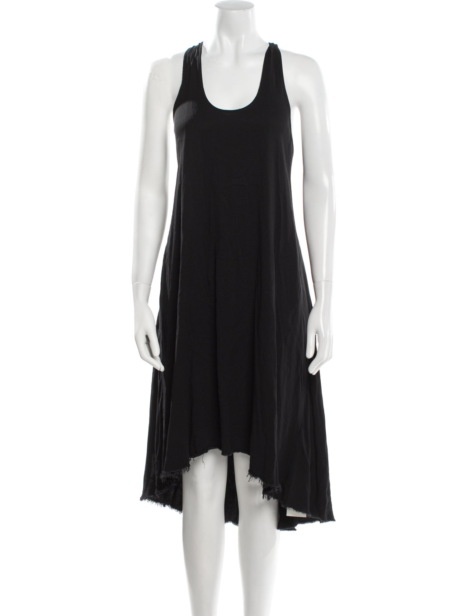 Helmut Lang Scoop Neck Knee-Length Dress