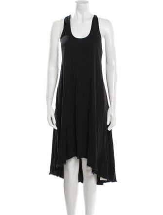 Helmut Lang Scoop Neck Knee-Length Dress