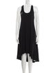 Helmut Lang Scoop Neck Knee-Length Dress