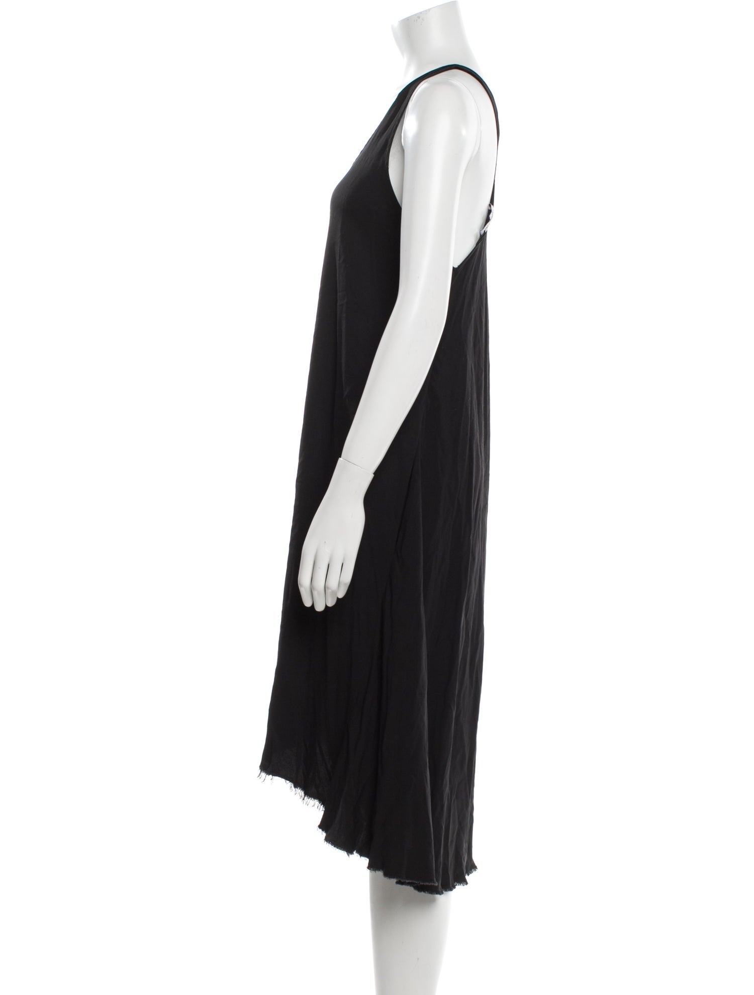 Helmut Lang Scoop Neck Knee-Length Dress