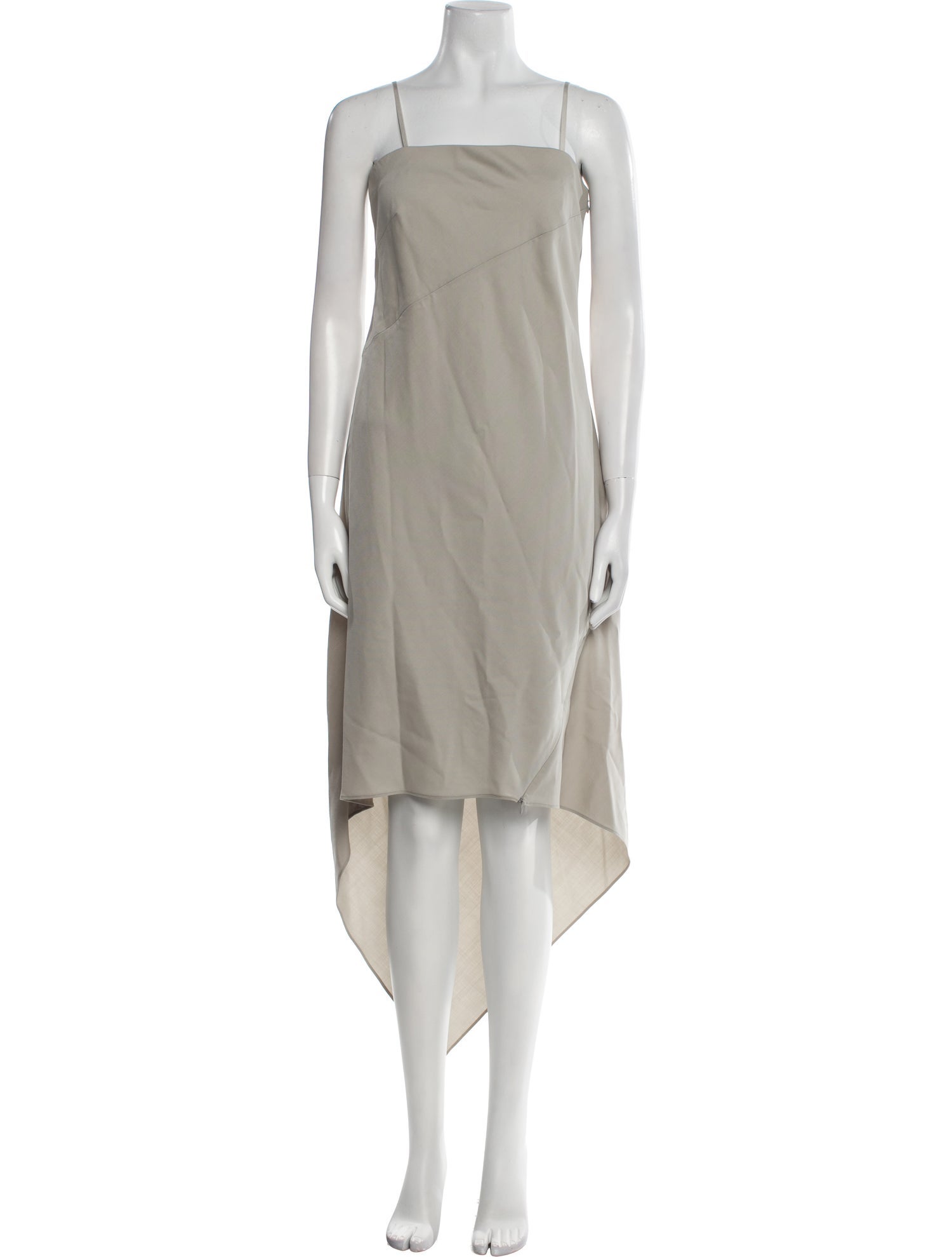 Helmut Lang Virgin Wool Long Dress