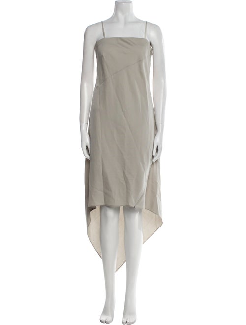 Helmut Lang Virgin Wool Long Dress