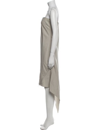 Helmut Lang Virgin Wool Long Dress