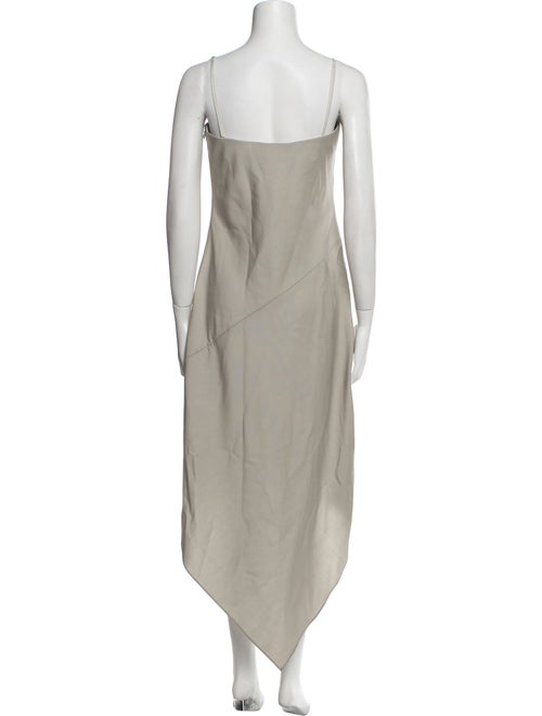Helmut Lang Virgin Wool Long Dress
