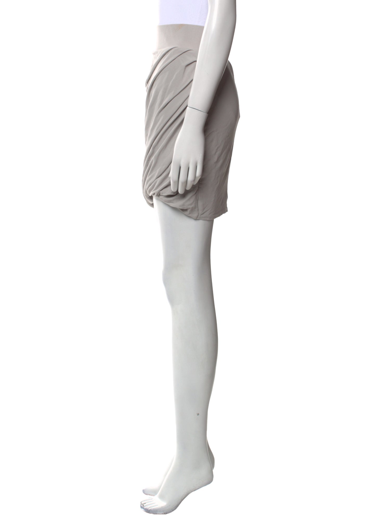 Helmut Lang Ruffle Embellishment Mini Skirt