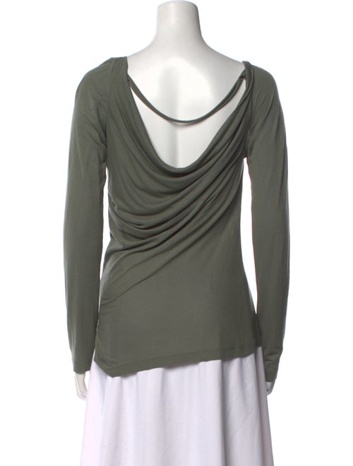 Helmut Lang Cowl Neck Long Sleeve Top