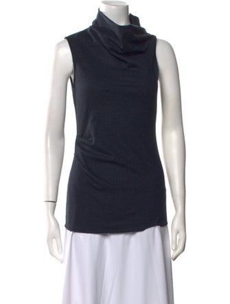 Helmut Lang Wool Cowl Neck Top