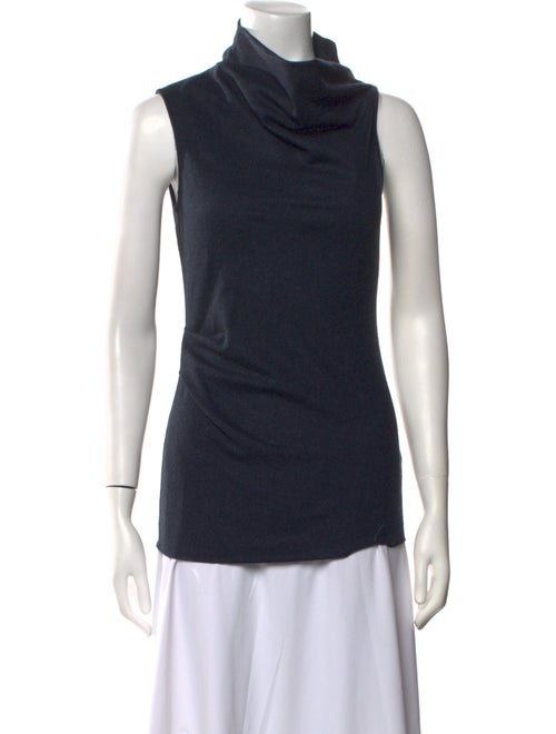 Helmut Lang Wool Cowl Neck Top
