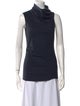 Helmut Lang Wool Cowl Neck Top