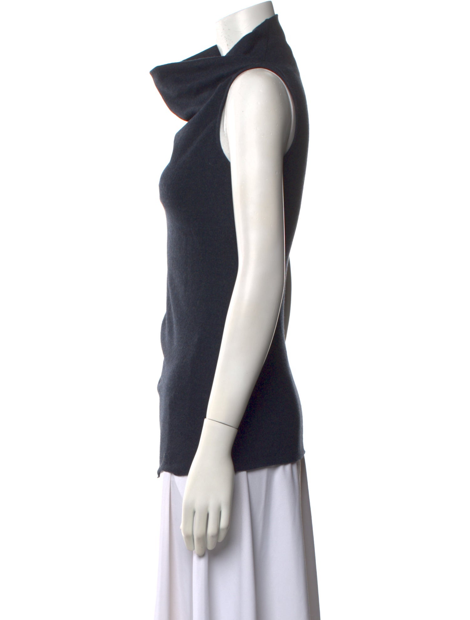 Helmut Lang Wool Cowl Neck Top