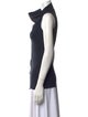 Helmut Lang Wool Cowl Neck Top