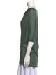 Helmut Lang Cowl Neck Three-Quarter Sleeve Top
