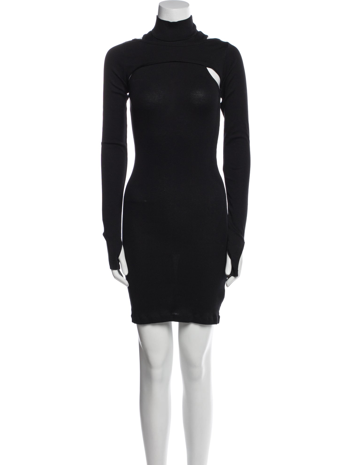 Helmut Lang Turtleneck Mini Dress